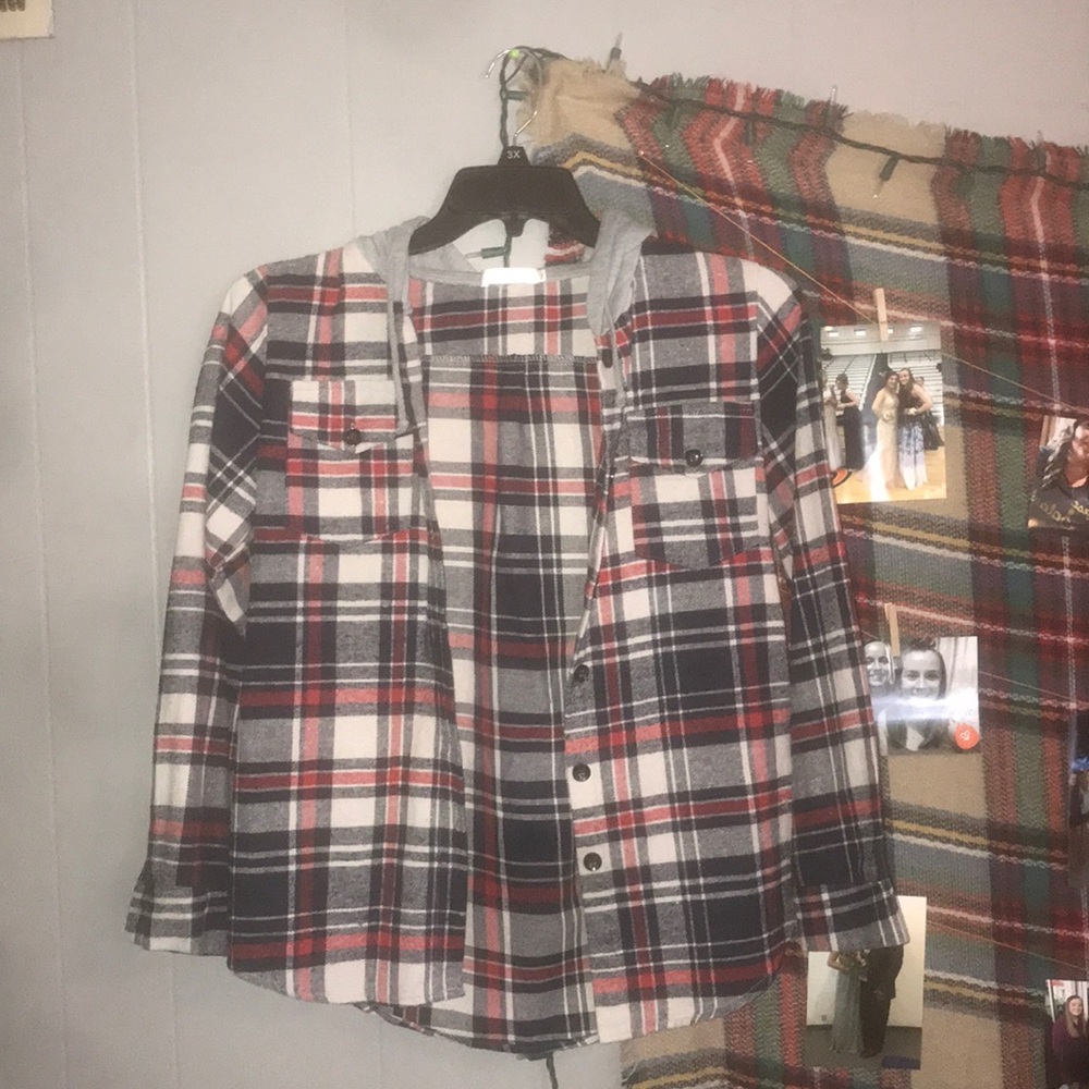 Flannel lightweight jacket
